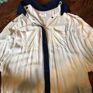 Open shoulder silk top